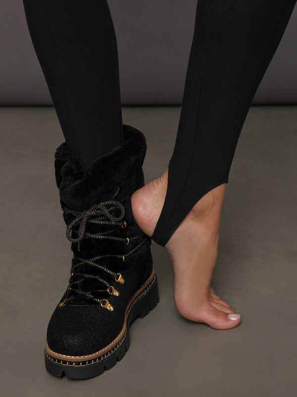Stirrup Legging in Melt - BLACK