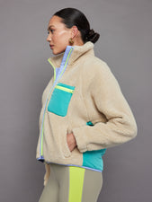 Contrast Sherpa Jacket
