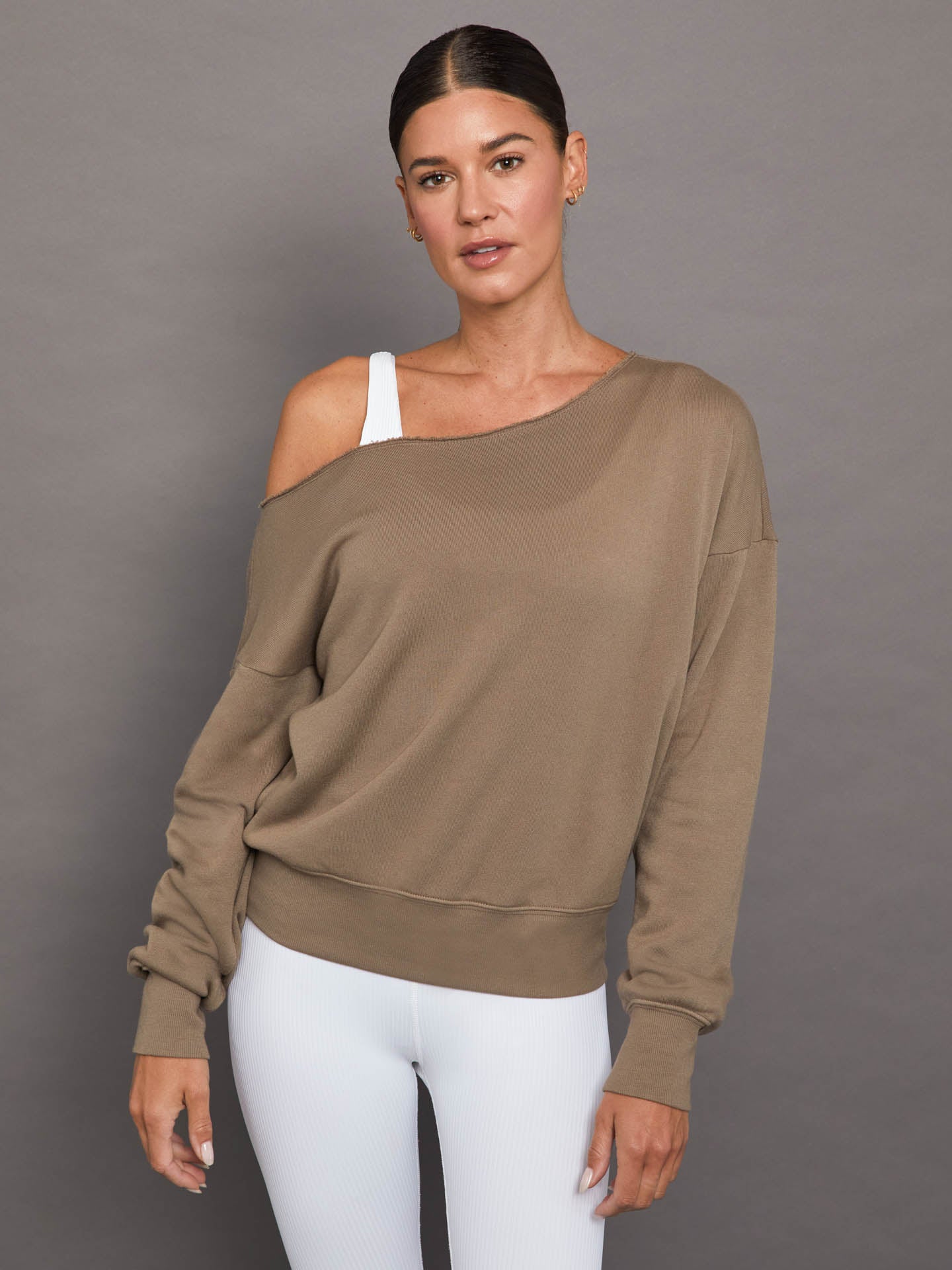 Free people off the hotsell shoulder sweatshirt