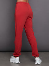 Slim Leg Sweatpant - Haute Red
