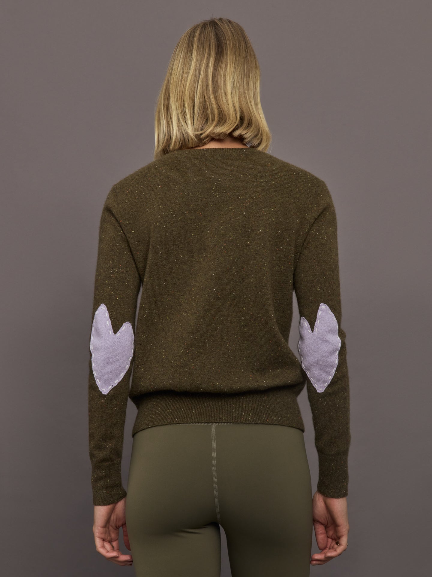 Patchwork Pullover - Army Green