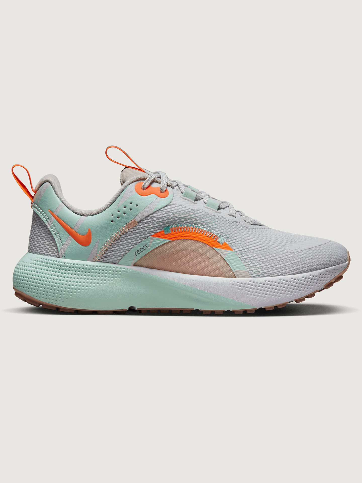 Nike React Escape Run 2 Premium Photon Dust Total Orange Mint Foam Carbon38