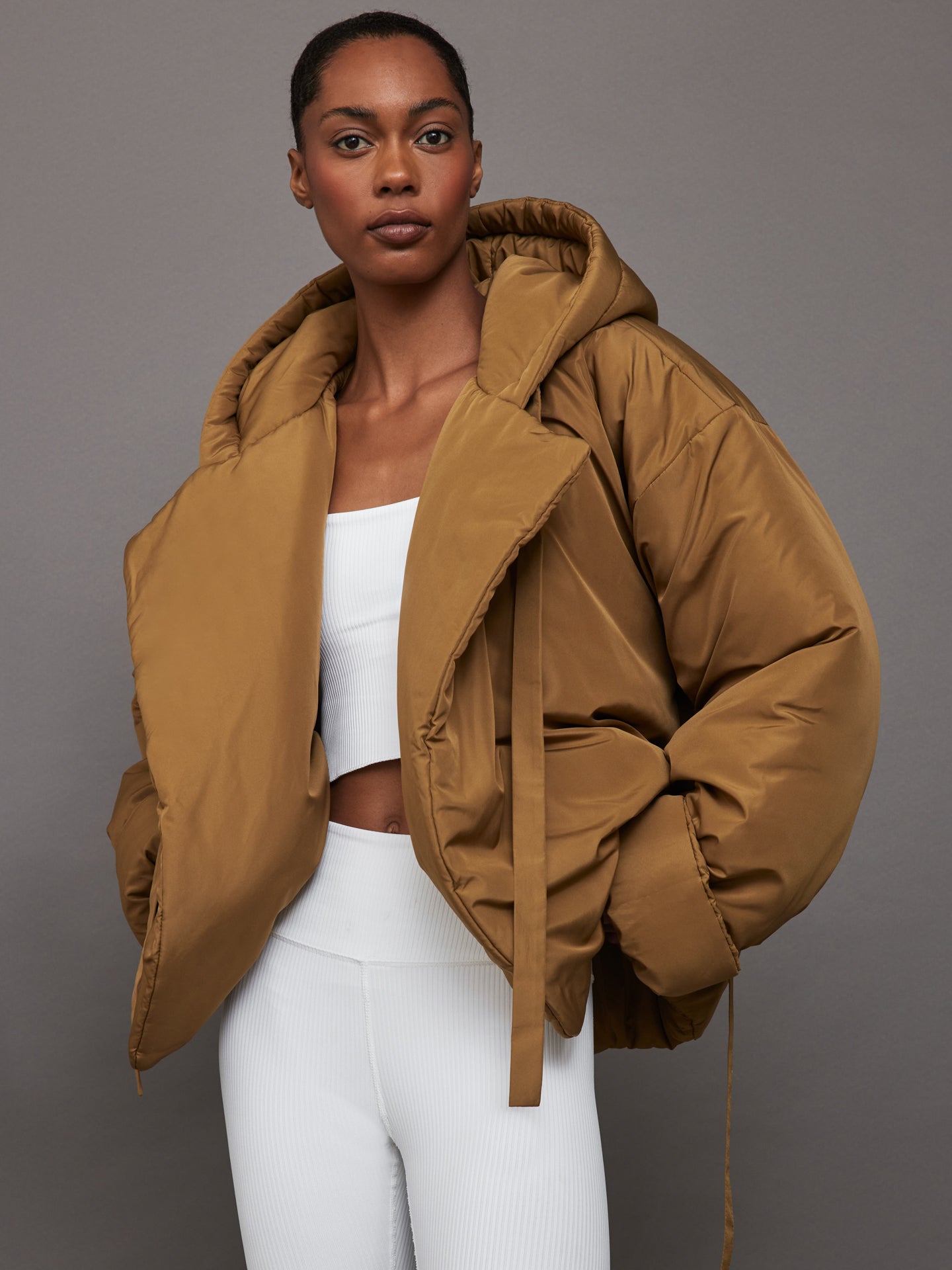 Hooded Sleeping Bag Jacket Woods – Carbon38 - Main Image