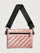 Diagonal Bum Bag 2.0 - Pearl Blush / Black / Black Web