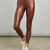 High Rise 7/8 Legging in Takara Shine - Cappuccino