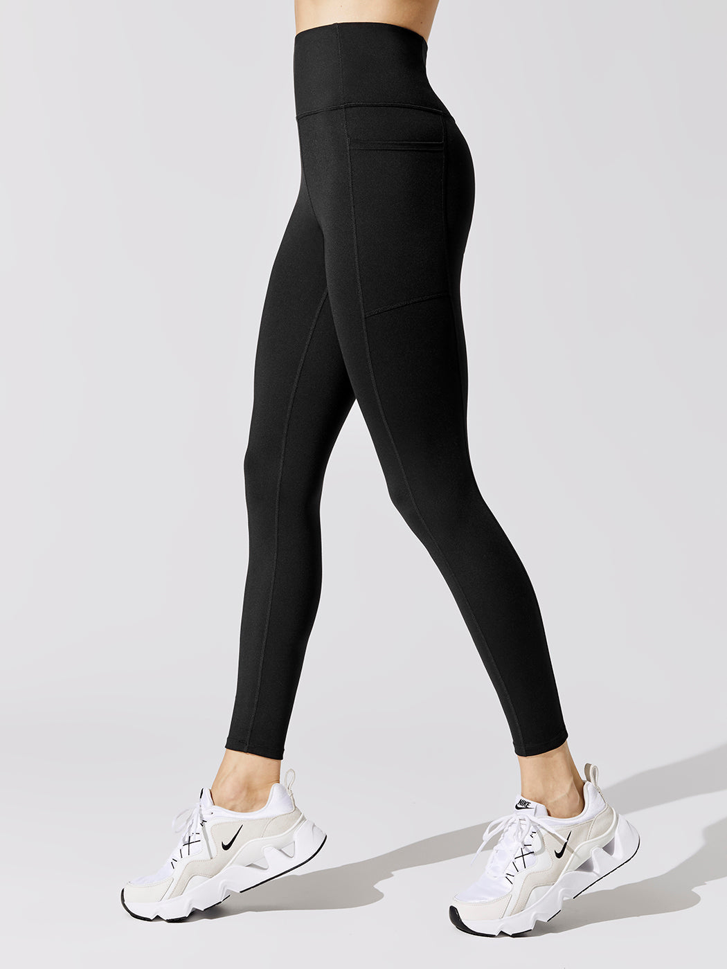 Carbon38 High Rise 7/8 Legging With Pockets In Cloud Compression