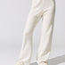 Zoe Wide Leg Pant - White Melange
