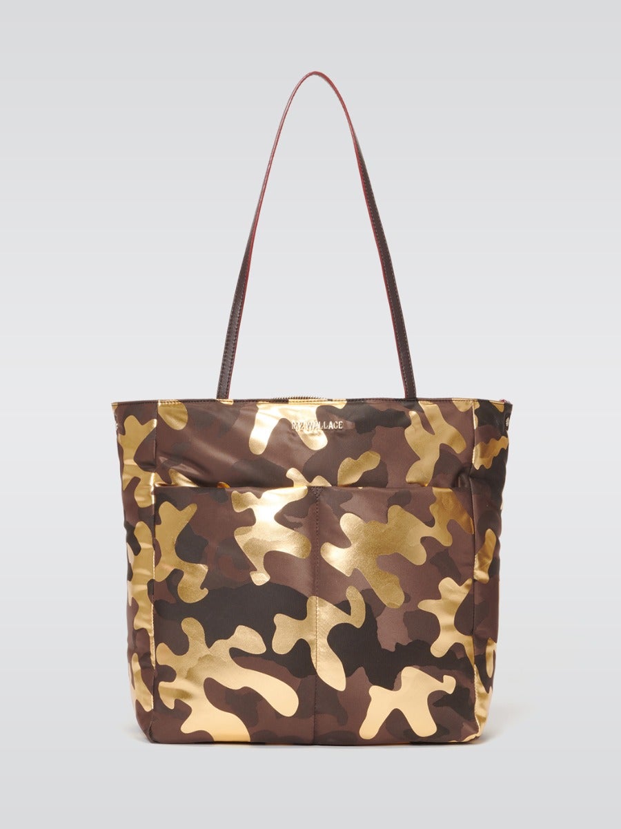 Bowery Quatro Tote - Gold Camo Bedford – Carbon38