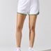 Loop Terry Palm Dolphin Short - White/Spruce