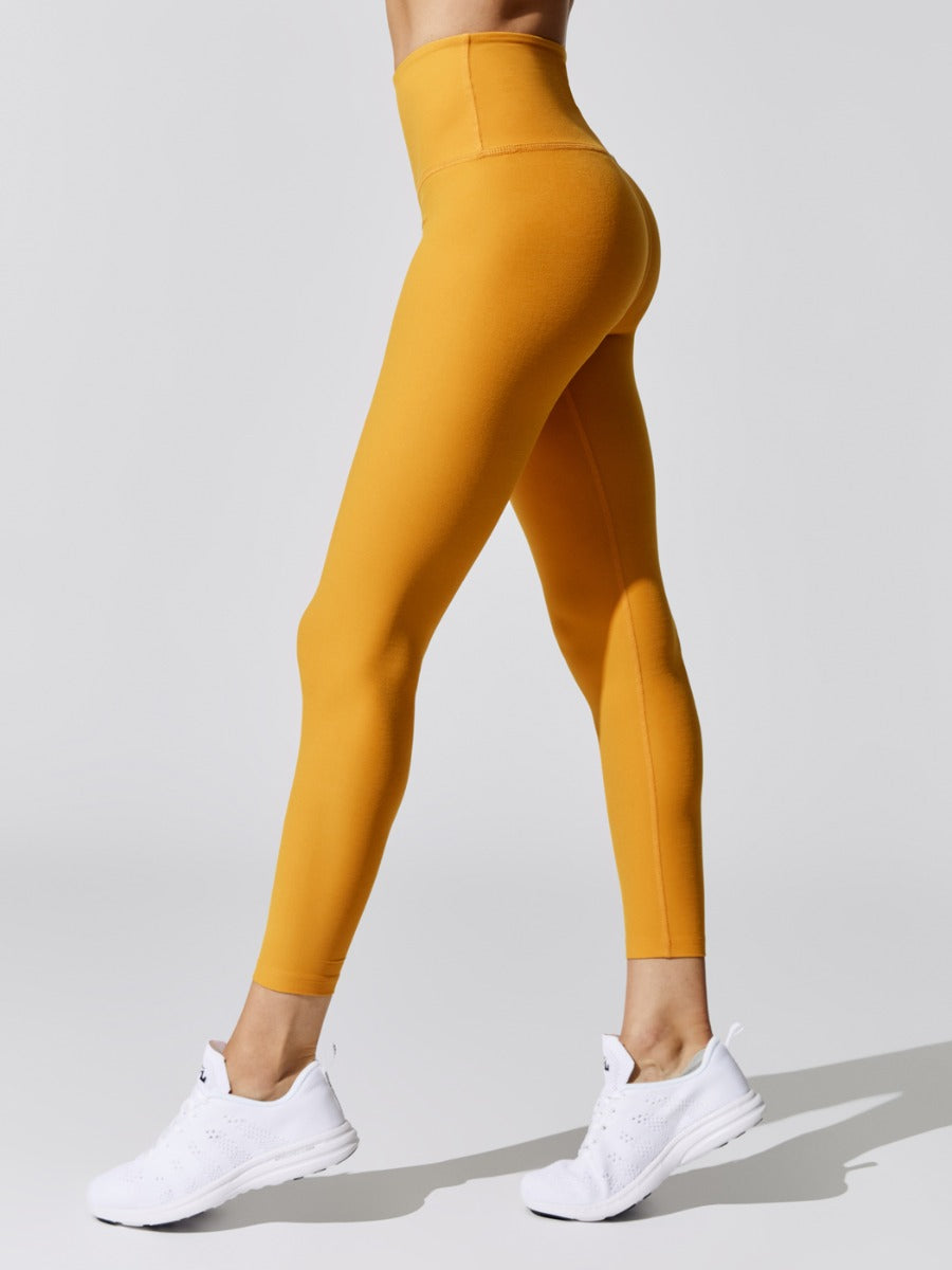 Spacedye Caught in the Midi High Waisted Legging - Sunny Citrine – Carbon38