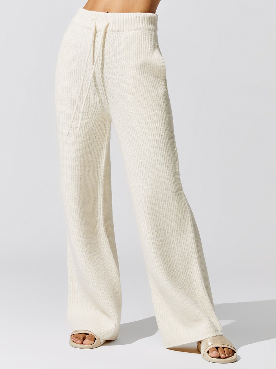 Sweater Pant - Natural White – Carbon38