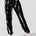 Bleach Tie Dye Gym Sweatpant - Black/Cream