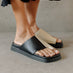 Toe Ring Flop Bicolor - Black Ivory