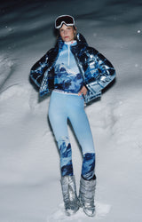 1/4 Zip Base Layer Top - Ski Lift Blue