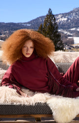 Fenzy Crew Neck Sweater - Vino Rosso