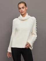 Vida Boucle Whip Stitch Pullover - Sea Salt Multi