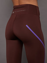 aSMC TruePace Running Leggings - bitter chocolate-smc