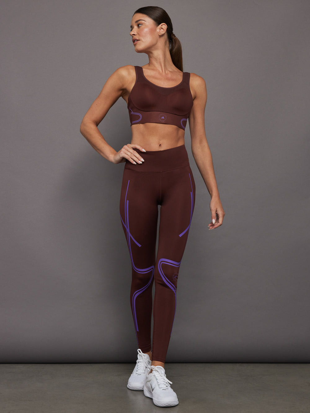 adidas by Stella McCartney TruePace High Support Sports Bra - Purple, Women's Training, adidas US