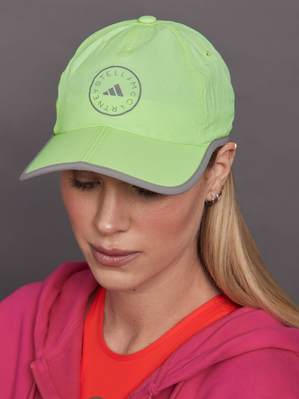 Stella McCartney Adidas Neon Lime Women’s OS Cap Golf Tennis Athleisure NWT adidas - Women main image 4