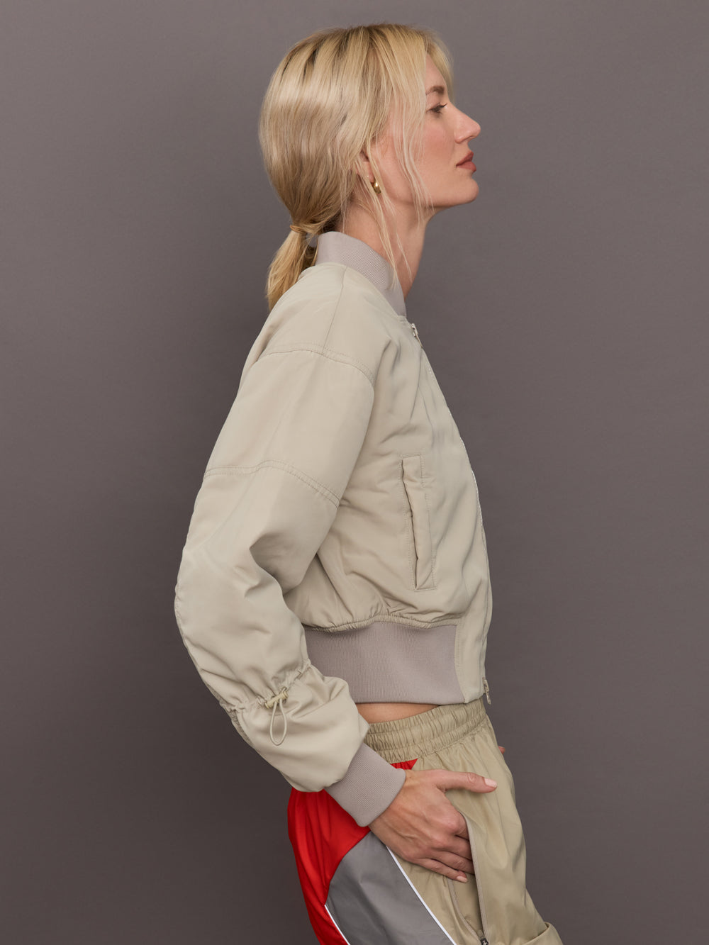 aSMC SW Bomber Crop - Desert Sand-Smc