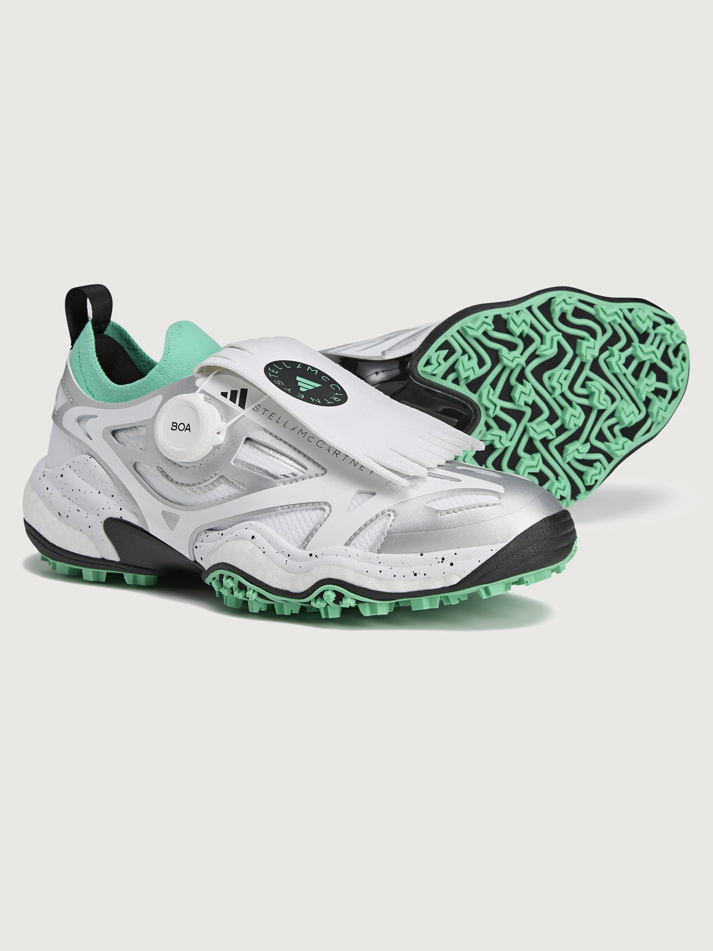 aSMC Codechaos Boa - Core White/BRIGHT GREEN S15/silver met – Carbon38