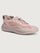 Sneakers in pink color with a biobased cage upper and lace-up closure.