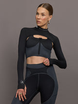 aSMC Mock Neck Sleeves - Black