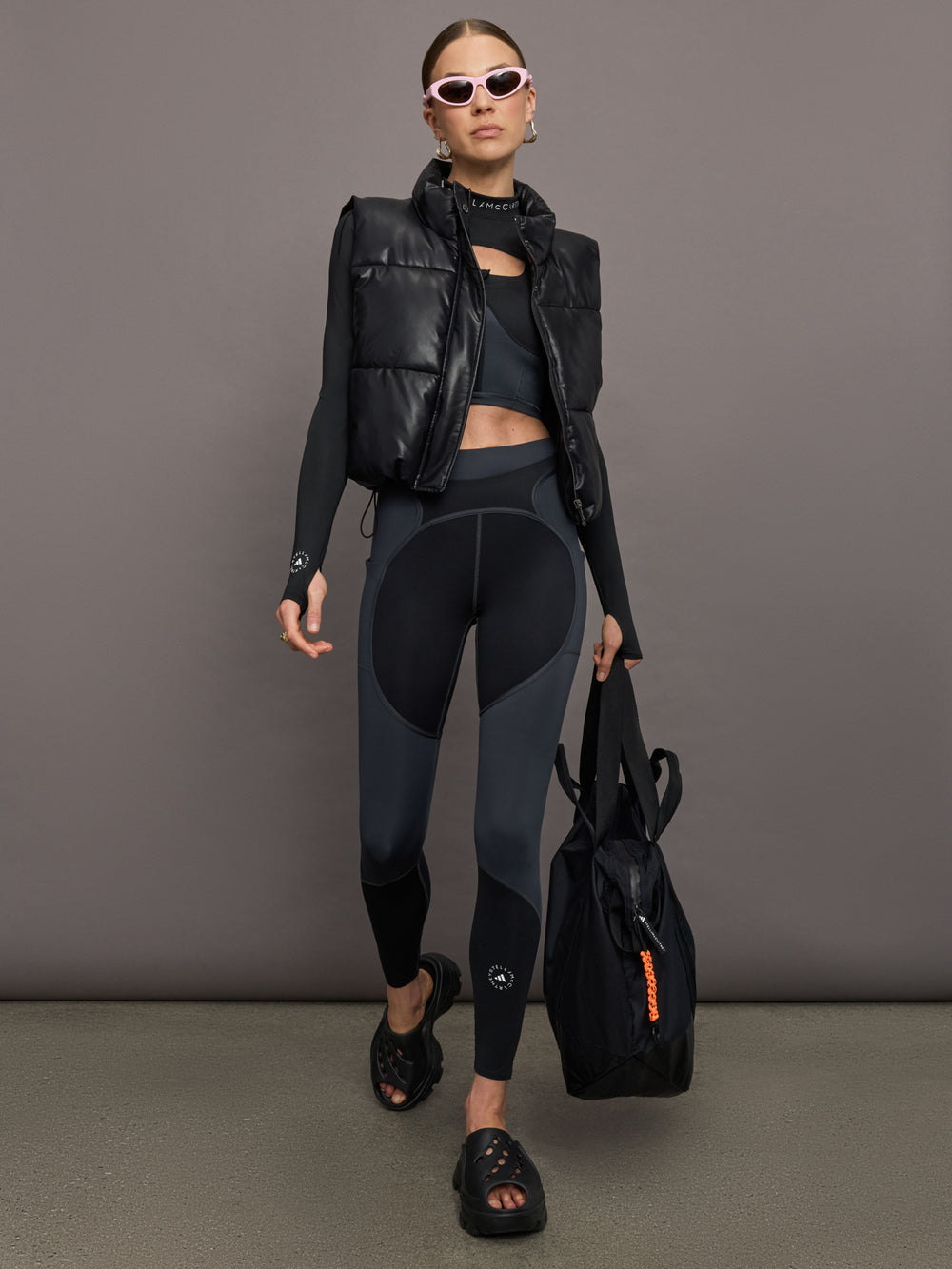 aSMC Mock Neck Sleeves - Black