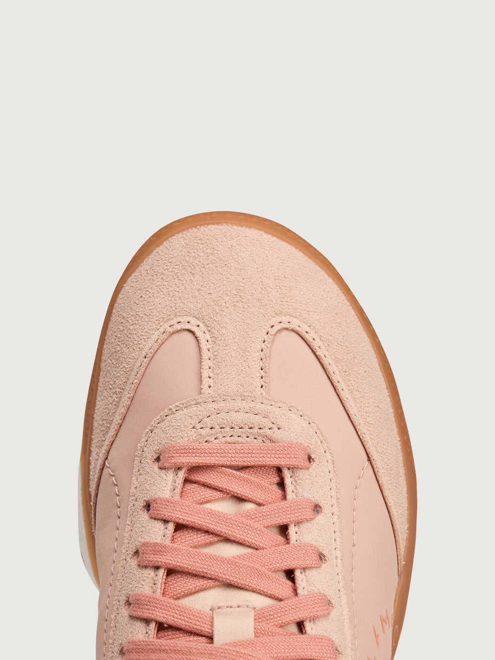 Court Boost Performance Tennis Shoe in Soft Powder, close-up toe detail.