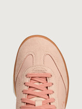 Court Boost Performance Tennis Shoe in Soft Powder, close-up toe detail.