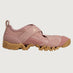 Sportswear X ballerina training shoe in Brown Mauve, side view.