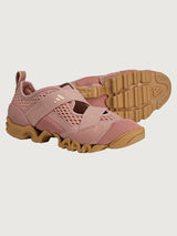 Sportswear X ballerina training shoe in Brown Mauve, angled front view.
