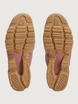 Sportswear X ballerina training shoe in Brown Mauve, outsole traction view.