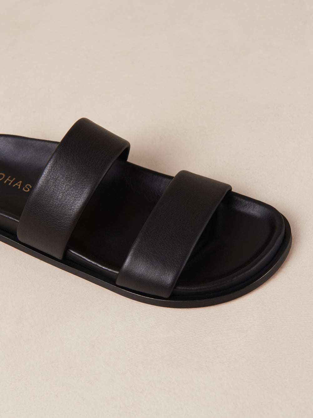 Calypso Leather Sandals - Black
