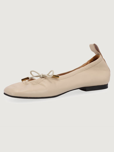 Rosalind Ballet Flats - Cream