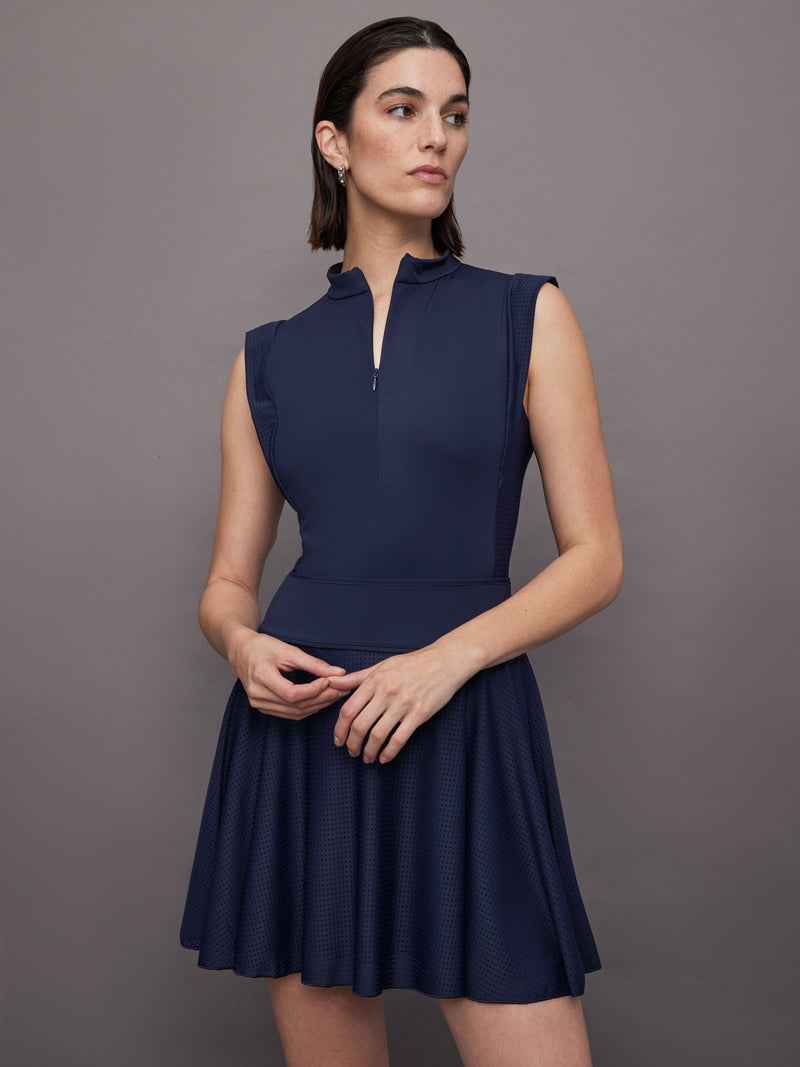 Jen's Pickleball Dress - Sapphire Blue