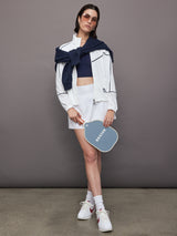 Cross-Court Pickleball Skirt - White