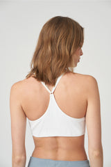 Rivington Ribbed Bra - White