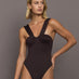 One-piece Swimsuit - Brown