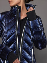 Super Hero Puffer with Reflective Trim - Dress Blue