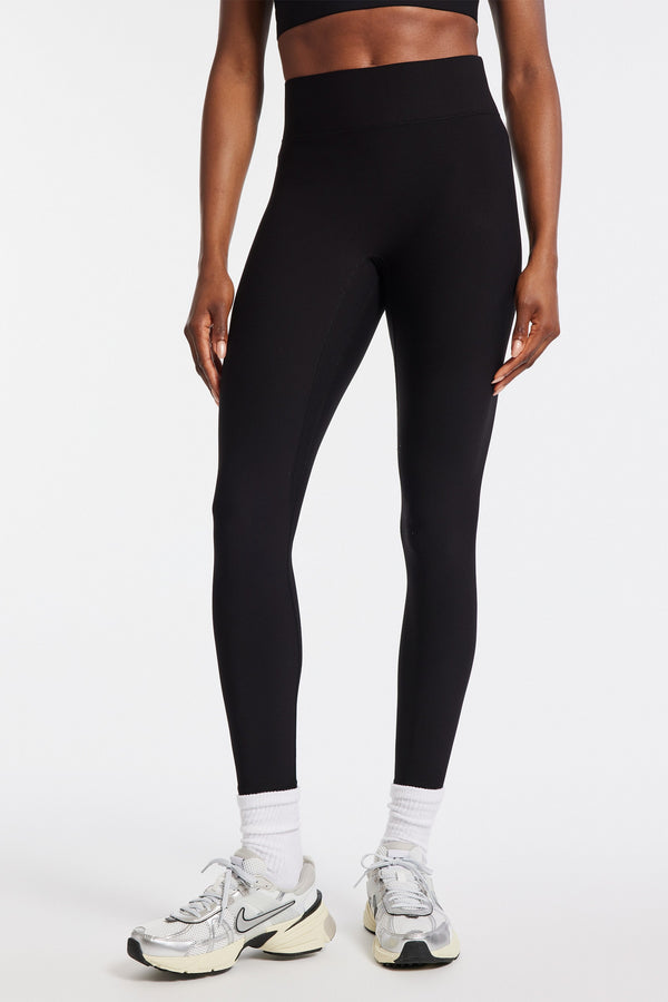 Center Stage Rib Legging - Black