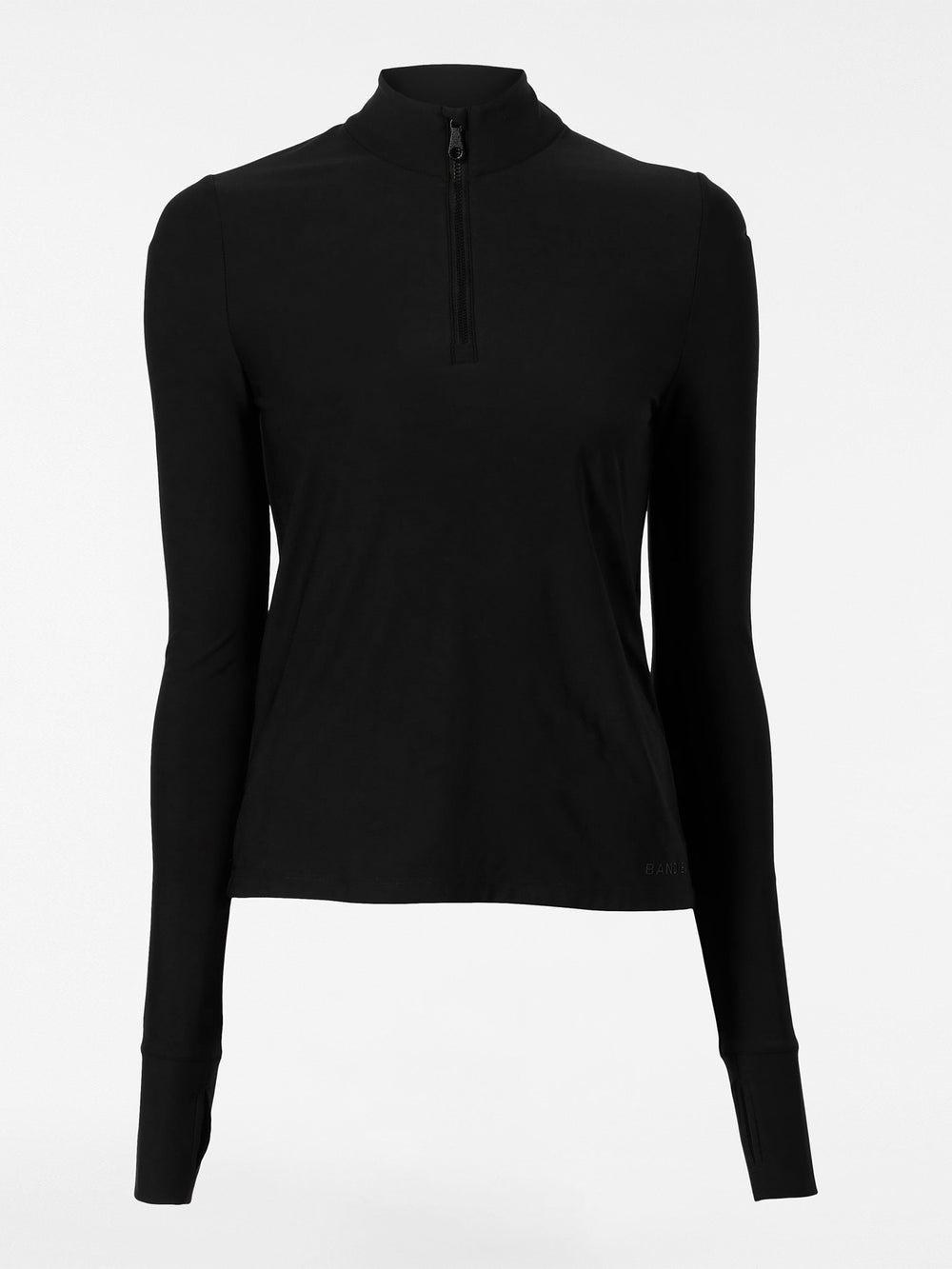 Pro Fleece 1/4 Zip Long Sleeve Top - Black