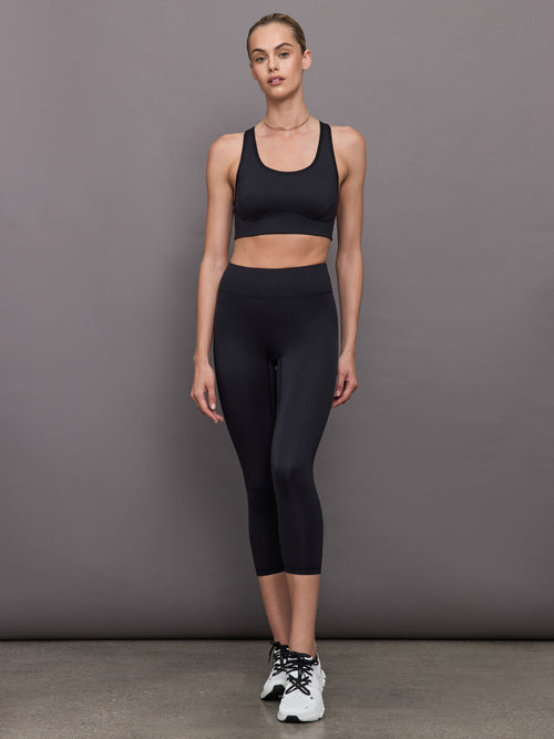 Center Stage Capri Legging - Black