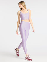 Center Stage Geo Jacquard Legging - Lilac Haze