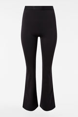 Sport Logo Slit Legging - Black