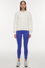 Classic Soleil Sport Crew Neck Sweatshirt - Gardenia