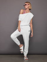 Les Sports Bandier Jogger - White/Cordovan