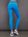 Center Stage Contrast Legging - French Blue/White