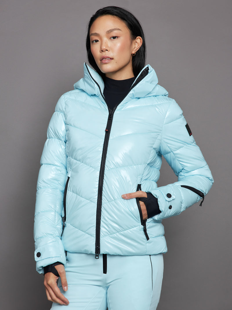 Nike Womens Thermore Ecodown Jacket (X-Small, Blue) 