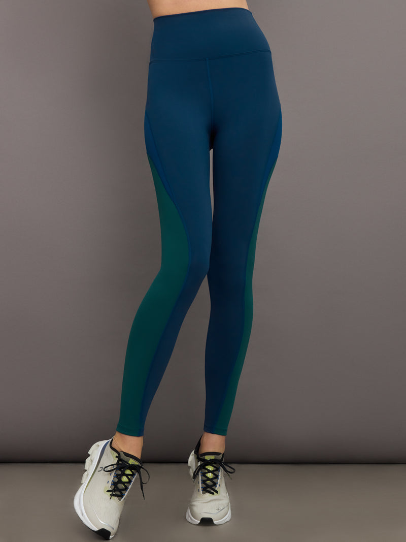 Pamila Legging - Wintergreen Colorblock